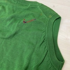 【中古品】Christian Dior クリスチャンディオール ニット ベスト 当時モノ スポーツ ゴルフ M メンズの画像