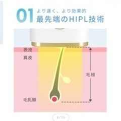 【新品】家庭用脱毛器、光美容器定価39,680円 の画像