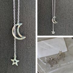 ムーンスターシルバーネックレス（新品）の画像