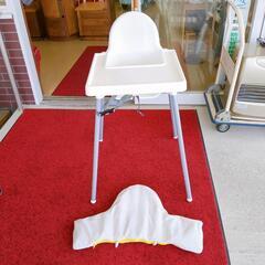 無料☆ベビーチェアー☆子供用品 ベビー用品 ベビーラック、ホワイトカラー【浜村鹿野温泉ICから3分 買取本舗 宮本リサイクル 営業時間9～19時 定休日水曜のみ←連絡できませんm(_ _)m】の画像