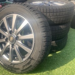 軽自動車用スタッドレスホイール、タイヤセット　155/65/R13