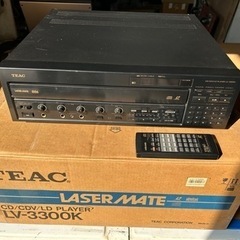 ＬＤプレーヤー　TEAC　LV-3300K　ジャンク品