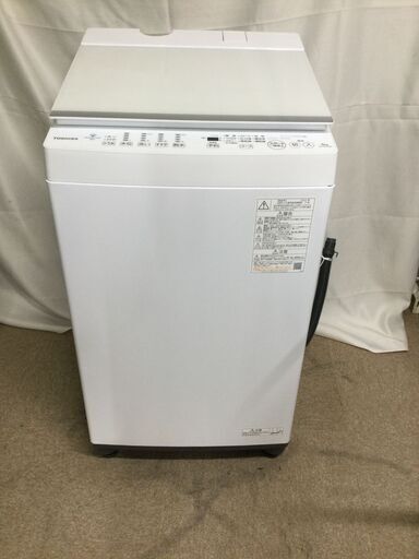 【北見市発】TOSHIBA 東芝 東芝電気洗濯機 AW-6DH1 2022年製 100V 6.0kg 白 (E2779wY)