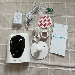 決まりました！防犯カメラ 屋外 ワイヤレス  見守り　ペットカメラ　ホワイトの画像