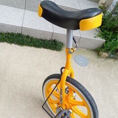 16インチ　一輪車　オレンジ