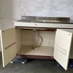 【NAS】 ナスステンレス 流し台 シンク 昭和レトロ アンテーク 家庭用 J0067 の画像