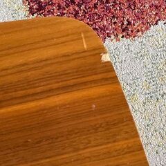 ローテーブル　リビング　足折り畳みの画像