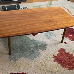 ローテーブル　リビング　足折り畳みの画像