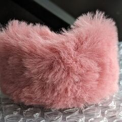 フェイクファーヘアゴム（新品）の画像