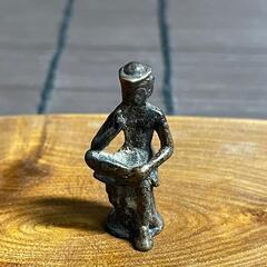 『弥勒菩薩』唐金　4cm 極小 仏像
