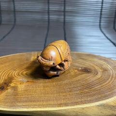 『番いの蝉』根付 提げ物 /緒締め /帯留め /Netsuke　...
