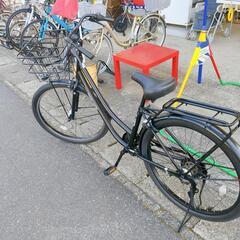 an,clesingn,works☆27インチ、ブラック、６段変速。転車 クロスバイク【浜村鹿野温泉ICから3分 買取本舗 宮本リサイクル 営業時間9～19時 定休日水曜のみ←連絡できませんm(_ _)m】の画像