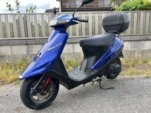 ☆アドレスV100.快速2ストモデル☆バッテリー・シート・プラグなど新品交換^_^色々整備で快調☆原付二種スクーター☆