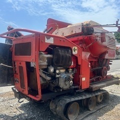 ヤンマー　ハーベスター 自動脱穀機 PK50　ディーゼルエンジン　米　運搬車　クローラー　農機具の画像