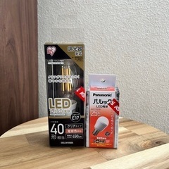 【決定しました】LED電球口金E17／2個セット