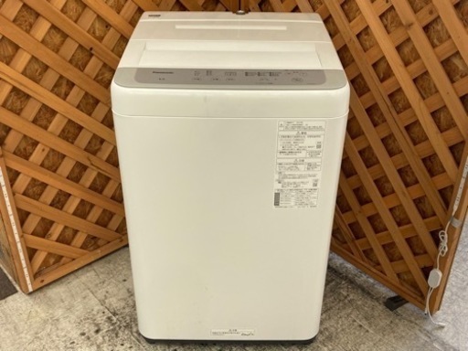 【愛品館江戸川店】保証充実　パナソニック　2023年製　6.0kg全自動洗濯機　NA-F6B1