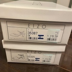 2足セット！EIZOパンプスとサンダル22.5センチの画像