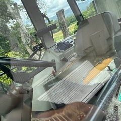 【引き取り限定】ヤンマー エコトラ AF650 トラクター 50馬力 YANMAR ディーゼル KOBASHI ロータリー付き 耕運機 ※修理お勧め。の画像