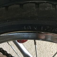 【北見市発】折りたたみ自転車 K309050031 16インチ シルバー (E2796wY)の画像