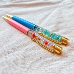 ハーバリウムボールペン　ワークショップ