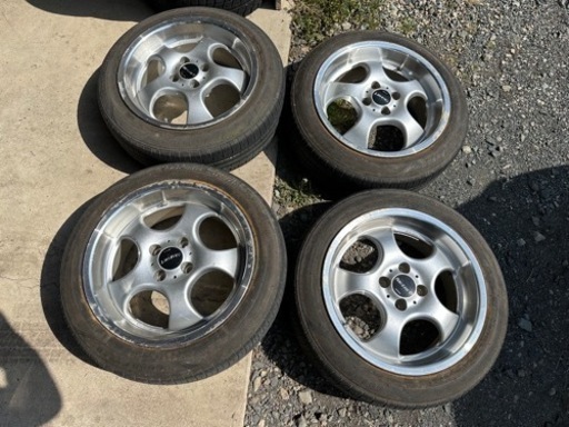 (受け渡し予定者決定) work 16インチ 7J ET35 夏タイヤ付きアルミホイール