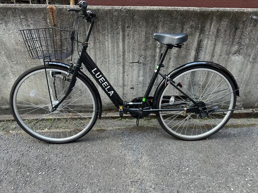 自転車 26インチ LEDオートライト シマノ製6段変速ギア 折りたたみ 盗難防止後輪サークル鍵