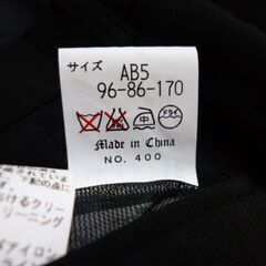 ◎お値下げ！★フォーマル★礼服★ダブル★３シーズン★AB5★ブラック★の画像