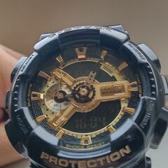 カシオ　ジーショック　CASIO  G-SHOCK　GA-110GB-1A　電池新品　5月26日交換済みの画像