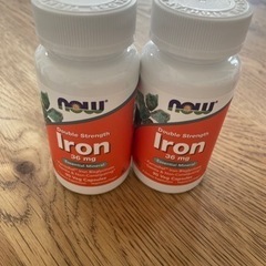 新品未開封 サプリ ナウフーズ 鉄 IRON  36mg 2個セット