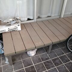 アルミ縁台　