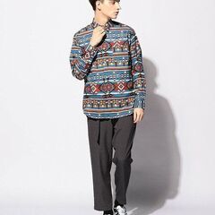 【UNION STATION】おしゃれなチェック柄　シャツ サイズM メンズ の画像