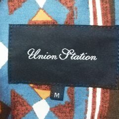 【UNION STATION】おしゃれなチェック柄　シャツ サイズM メンズ の画像
