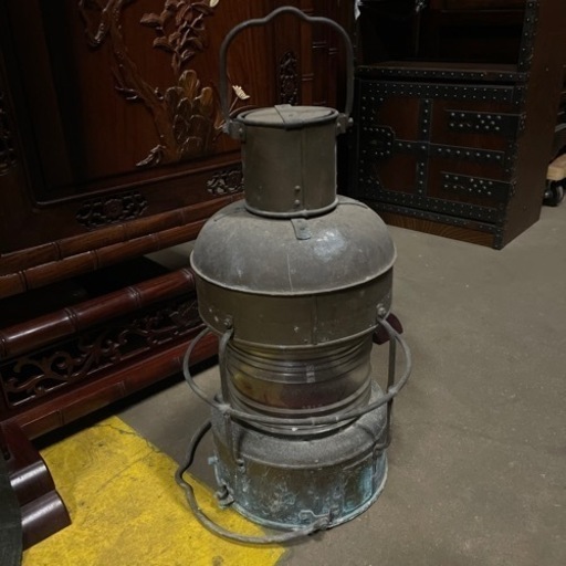 日本船灯銅器