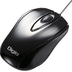 ブラック Digio MUS-UKT67BK マウス - 両手用
