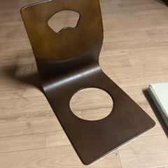 ニトリ　木製　和風座椅子 座椅子の画像