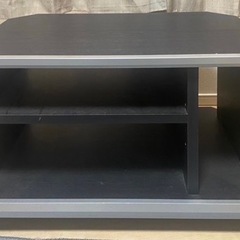 オシャレなブラック調のテレビボード