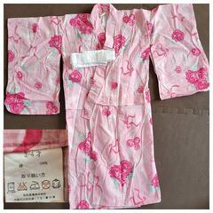キッズ3～4歳　浴衣まとめて女の子★自宅まで取りに来ていただける方の画像