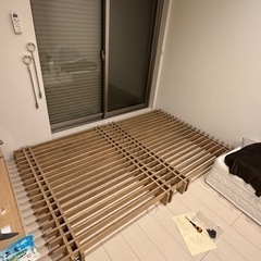 【購入者決定】KANADEMONO すのこベッド 