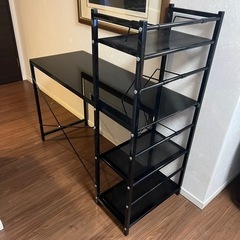 家具 オフィス用家具 机 ガラステーブル　　