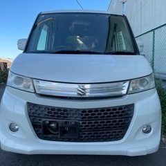 全込み16万円！車検1年ちょっと残り！最上級グレード　ターボ　パレットSW フルセグテレビ　Bluetooth おすすめ！パールホワイト⭐︎の画像