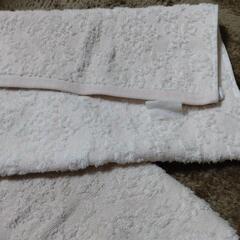 フェイスタオル　2枚　ニトリの画像