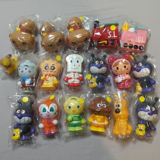 アンパンマン　ほかほかピープー人形１０cm位　まとめて