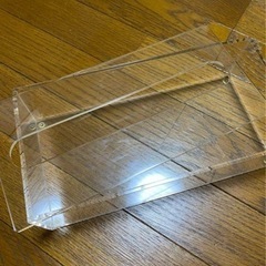 【セット】無印良品　重なるアクリルケース大小　ティッシューボックスの画像