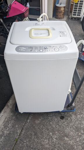 東芝 4.2kg 全自動洗濯機 パワフル浸透洗浄 温度センサー AW-4S3 縦型 上開き 2016年製