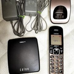 【値下げ】コードレス　電話機　留守番電話　ナンバーディスプレイ対...