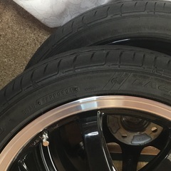 タイヤ、アルミホイル4本セットの画像