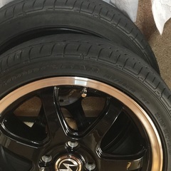 タイヤ、アルミホイル4本セットの画像