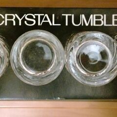 【中古】HOYA　クリスタルハイボールグラス4点セット 普段使いに気兼ねなく♪の画像