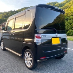 月々9千円〜分割可❗️車検付き！【名義変更代込み】広い車内！大人気‼️ダイハツ タントカスタム☆SDナビ付き♪走行中DVD見れます☆ETC付き☆純正アルミ☆事故修復歴無し☆電動スライドドア☆ドライブレコーダー☆そのまま乗って帰れます！の画像
