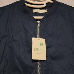earth music&ecology コットンジップアップブルゾン L メンズの画像